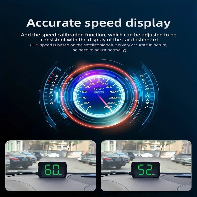 Car GPS Speedometer Hud Heads Up Display