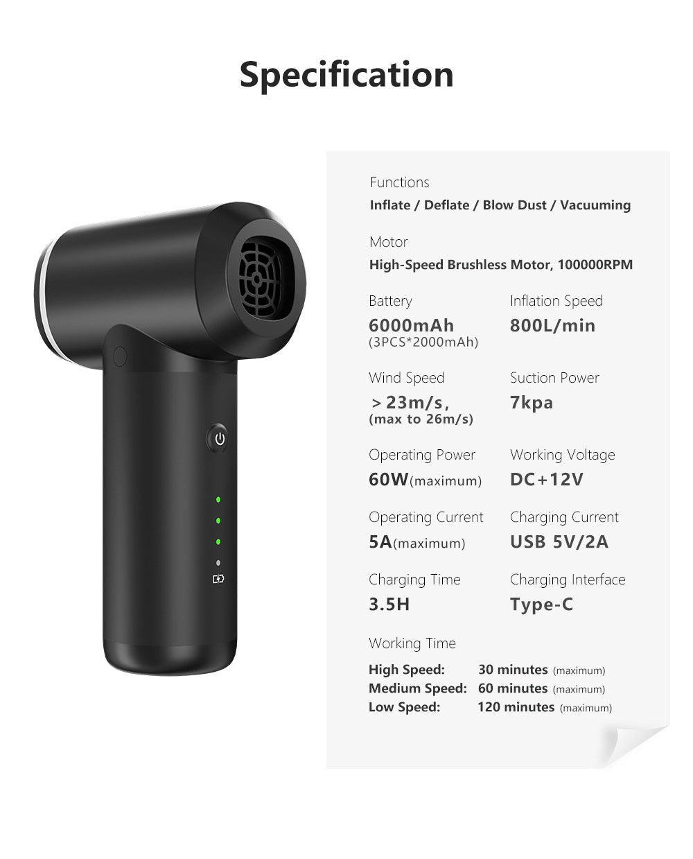 Handheld Cordless Vacuum Cleaner