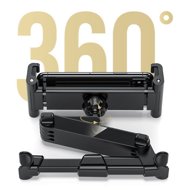 Extendable Car Back Seat Headrest Long Mount Universal Holder iPad Tablet Rotate - salelink.co.nz