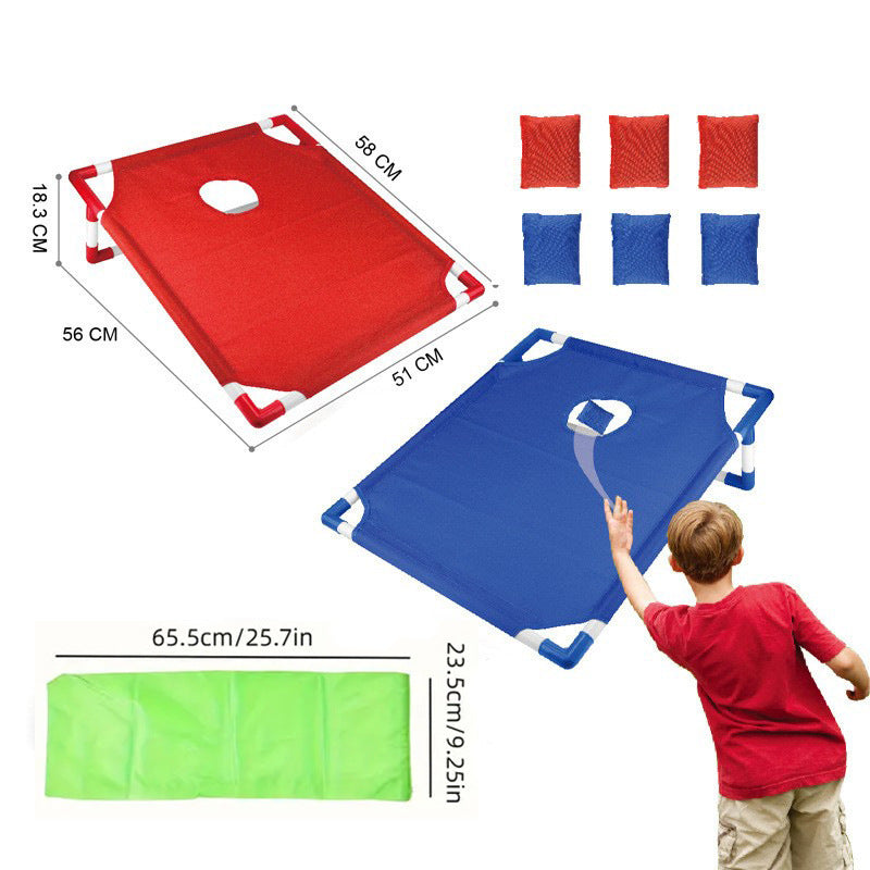 Portable Sandbag Toss Game Set Blue