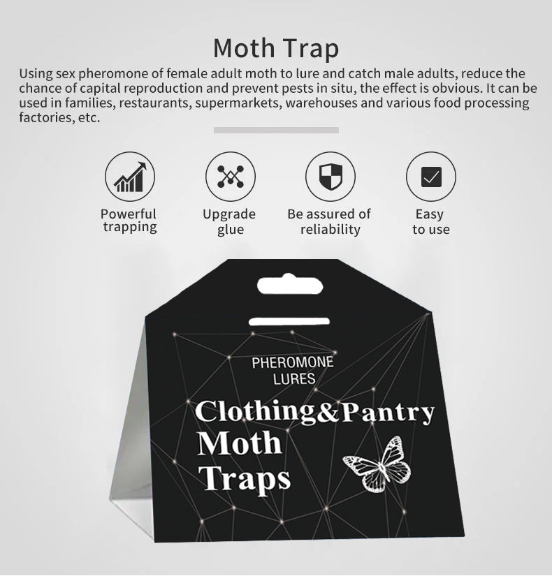 5PCS Clothing Pantry Moth Traps