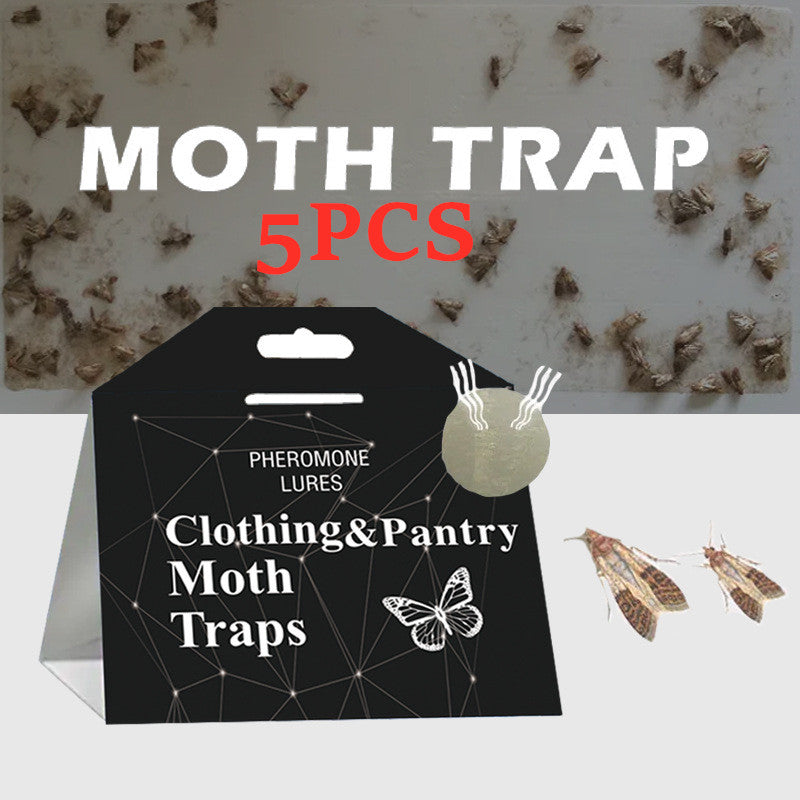 5PCS Clothing Pantry Moth Traps