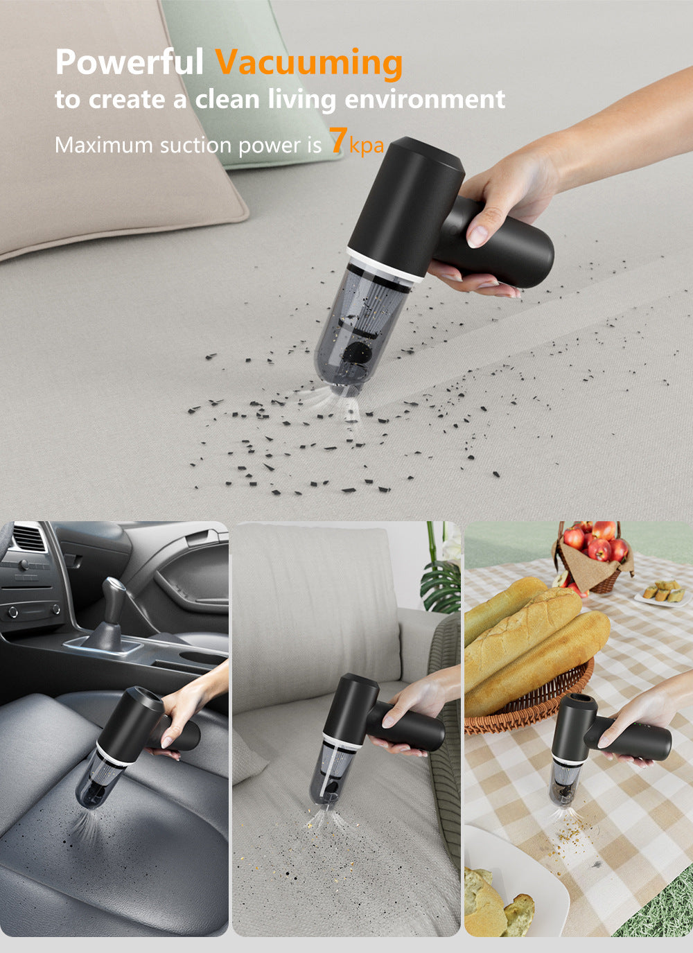 Handheld Cordless Vacuum Cleaner