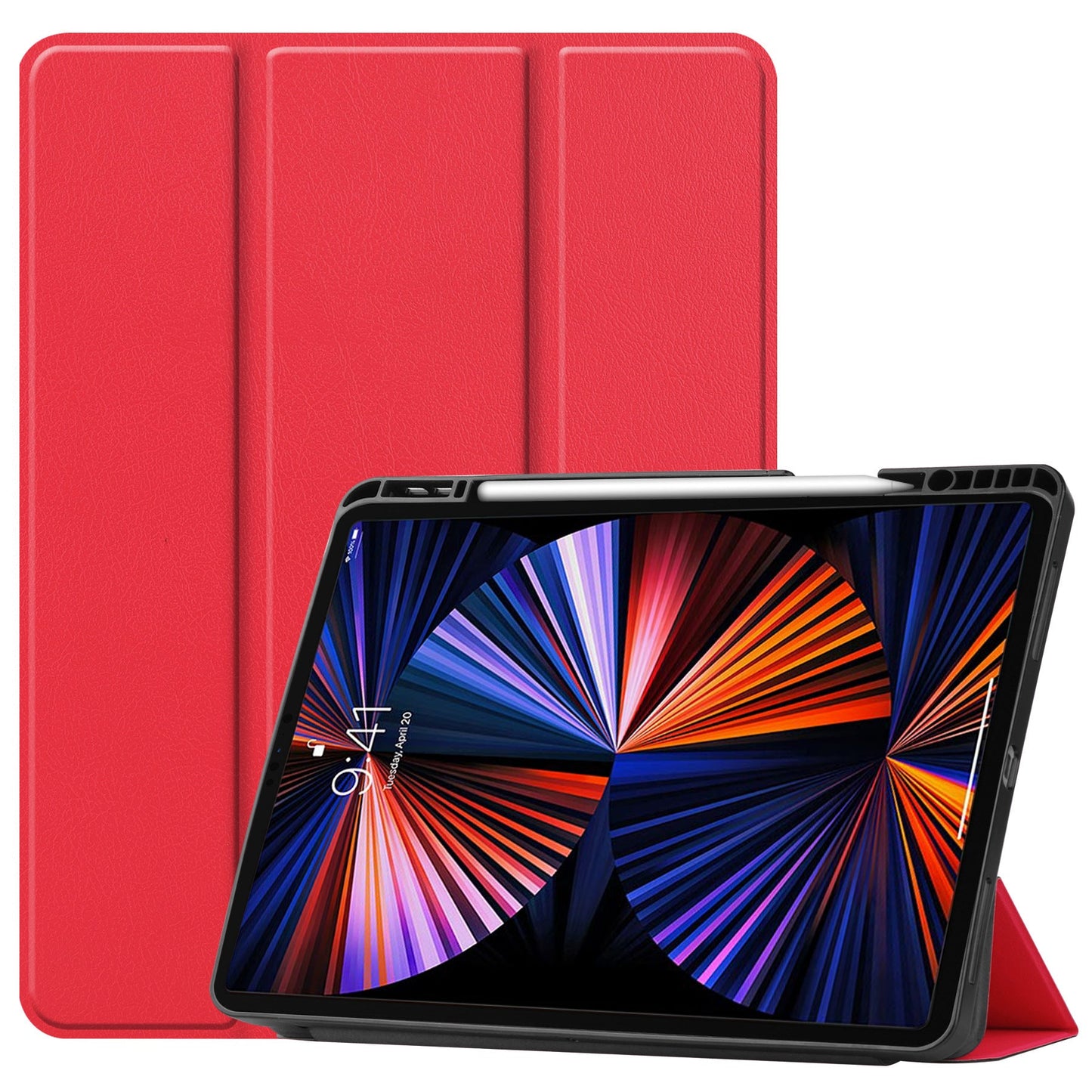 iPad Pro 12.9 2022/2021 Case PU Leather Flip Cover - salelink.co.nz