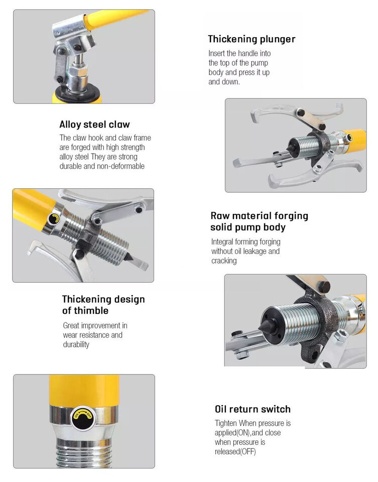 5T Hydraulic Bearing Gear Puller Separator Garage Tool