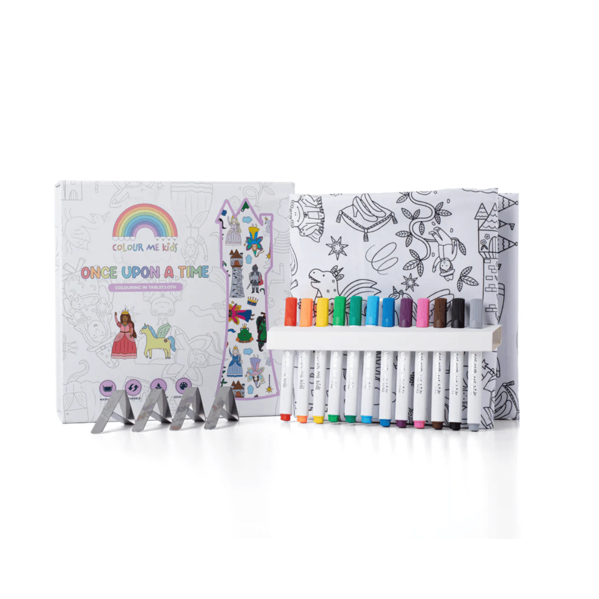 Colour Me Kids - Washable Colouring In Tablecloth Set