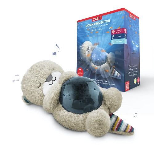 Zazu - Cody and Otto - Ocean Projector Night Light with White Noise