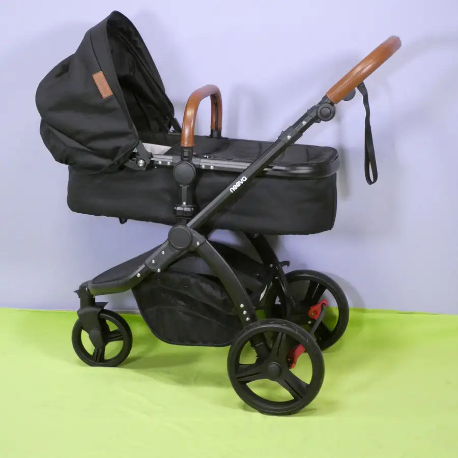 Neeva CLIO 3-Wheel Stroller + Carrycot Combo + FREE STOLLER RAIN COVER