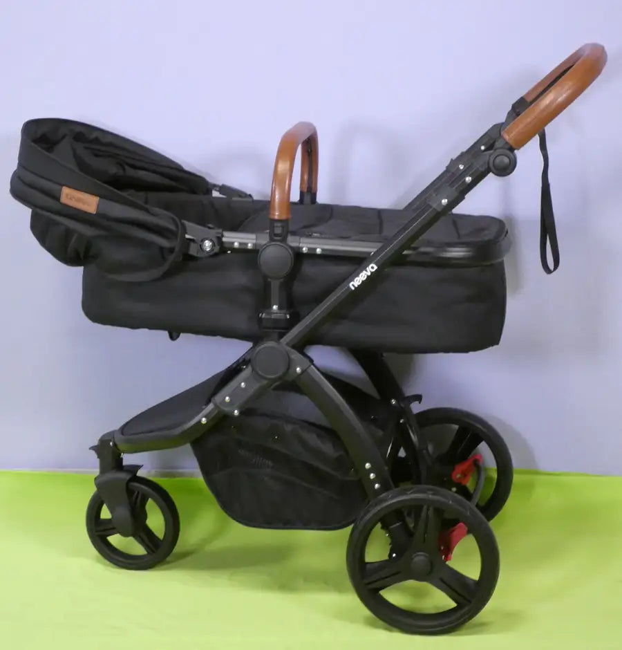 Neeva CLIO 3-Wheel Stroller + Carrycot Combo + FREE STOLLER RAIN COVER