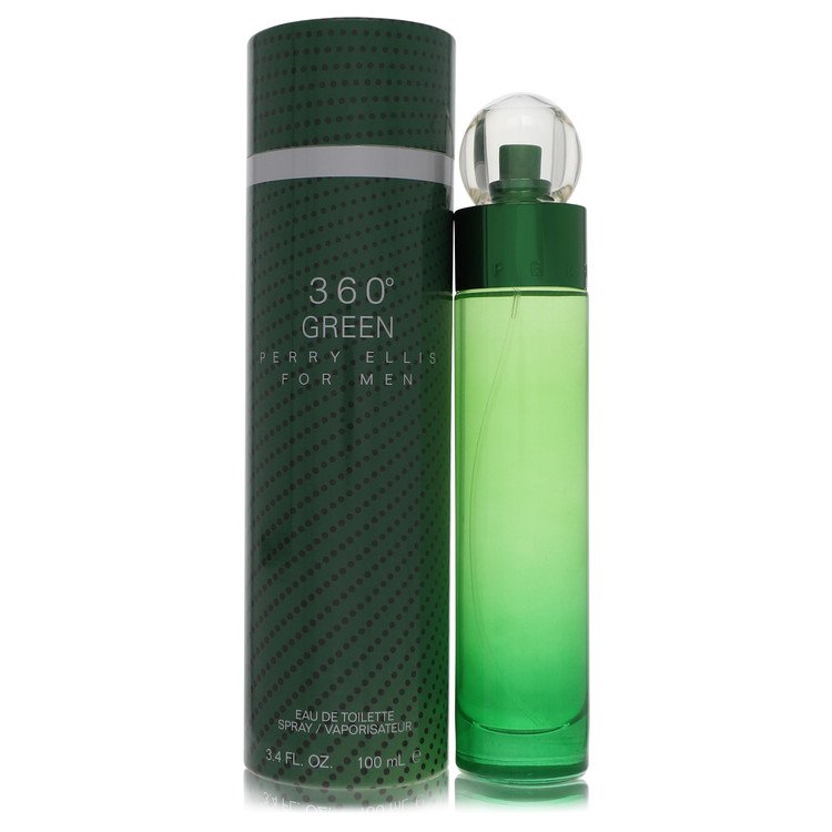 Perry Ellis 360 Green Eau De Toilette Spray by Perry Ellis 100 ml