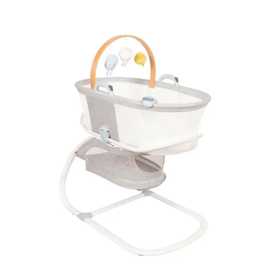 Purflo Breathable Bassinet - Marl Grey - Babyonline