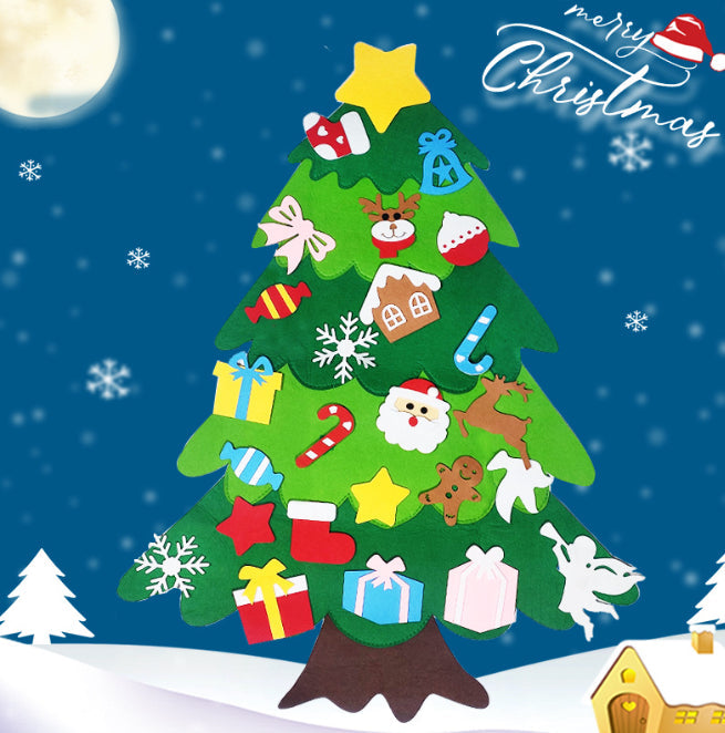 DIY Felt Christmas Tree Set