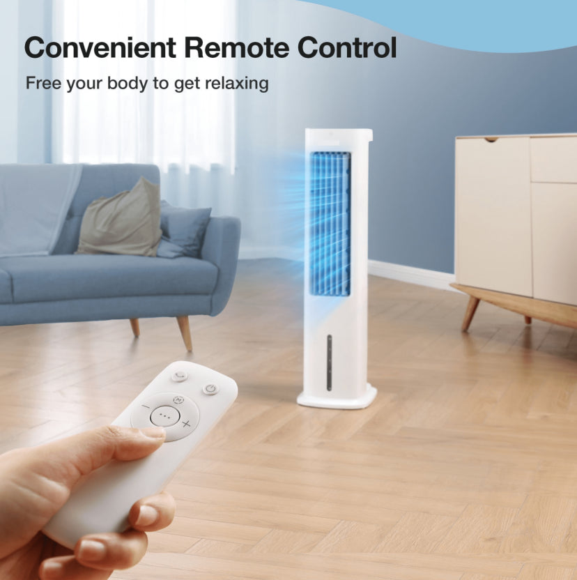 Midea Tower Fan Cooler Remote Control 4.8L Water Tank