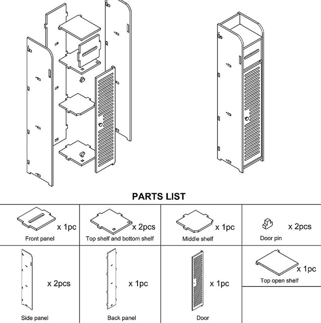 Bathroom Storage Cabinet Shelf Corner Organiser