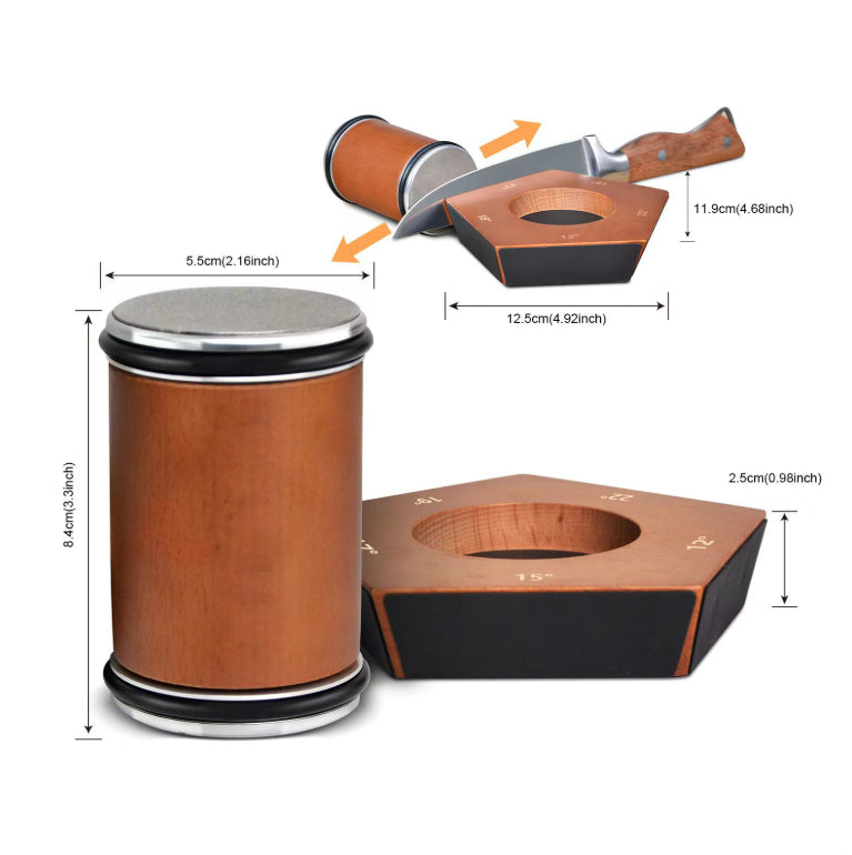 Knife Sharpener Sharpening Stone Rolling