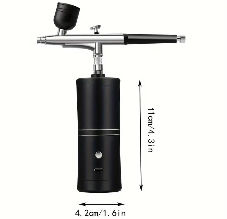 Airbrush Kit with Compressor Wireless Rechargeable