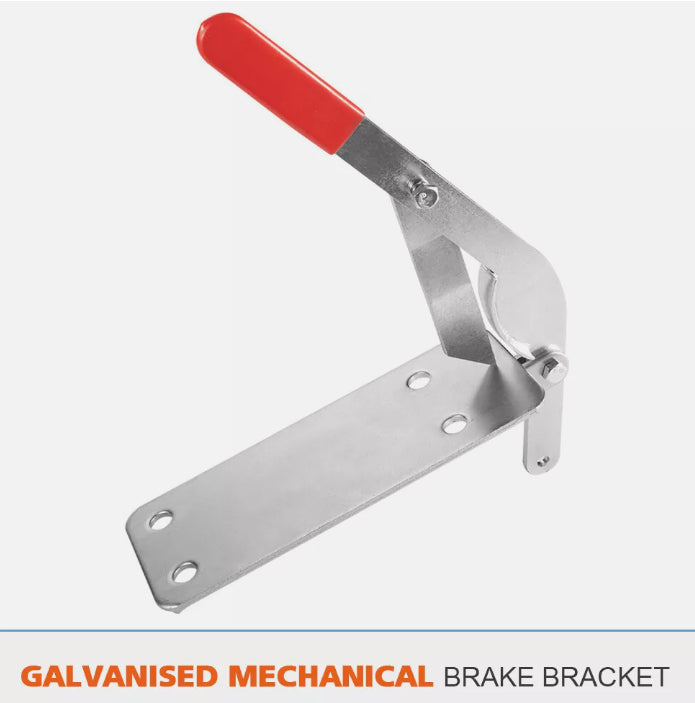 2000KG Rated 50MM Trailer Coupling Hitch Caravan Trailer Parts 4 Hole Mount