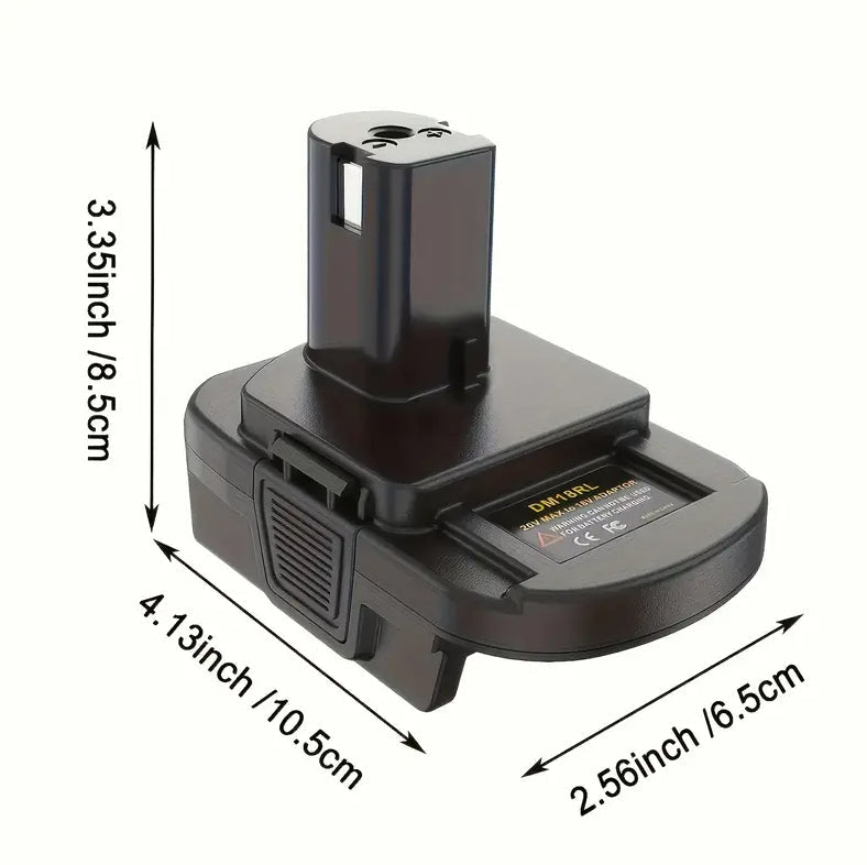 DEWALT Milwaukee to RYOBI Battery Adapter Converter