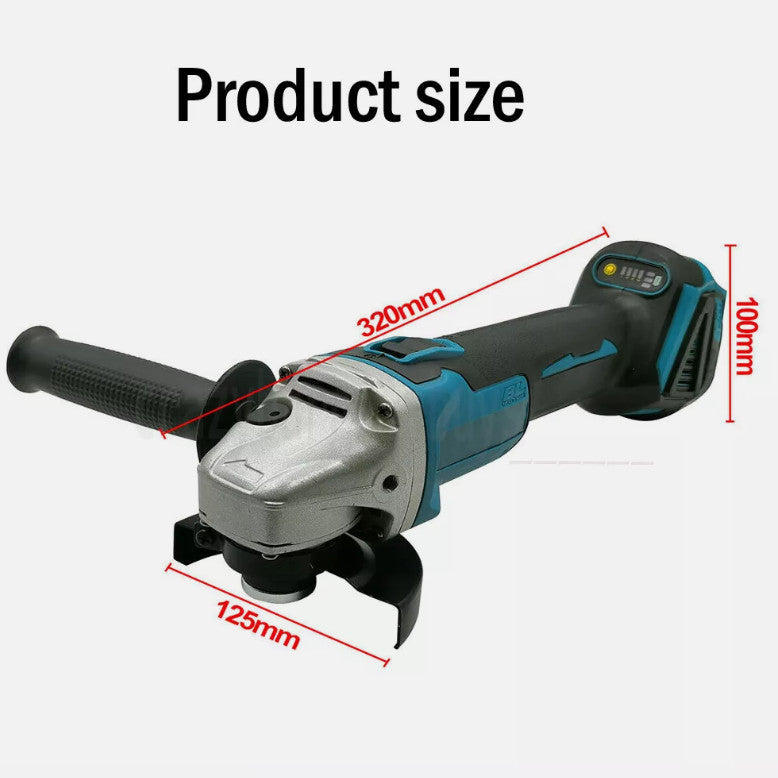 Brushless Angle Grinder Fits Makita Battery 18V