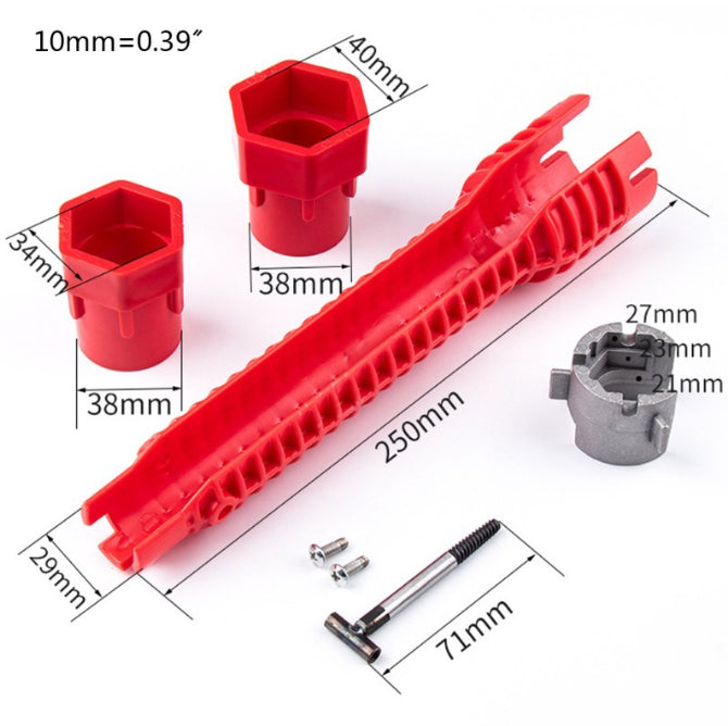 Basin Pipe Wrench Sink Water Tap Spanner Plumbing Tool