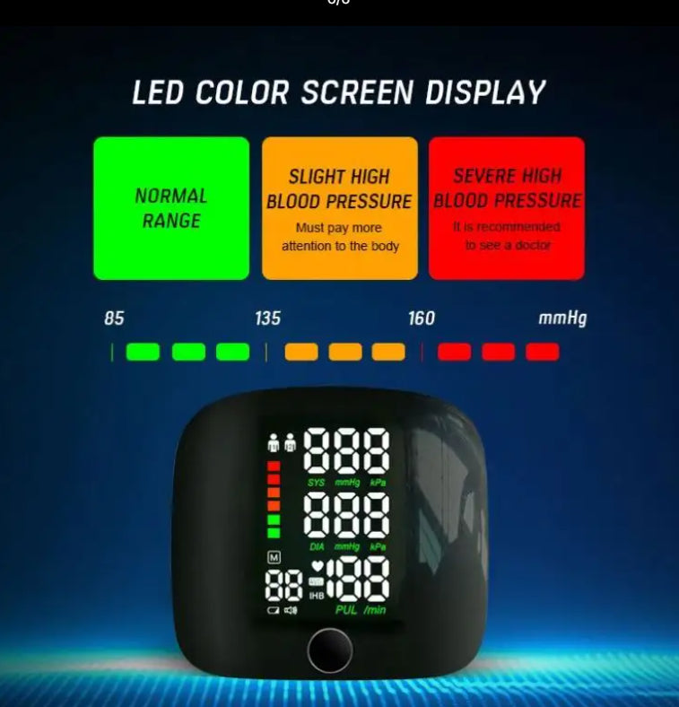 Wrist Blood Pressure Monitor