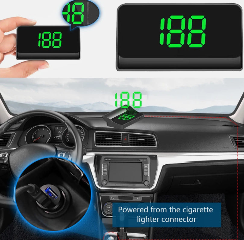Car GPS Speedometer Hud Heads Up Display