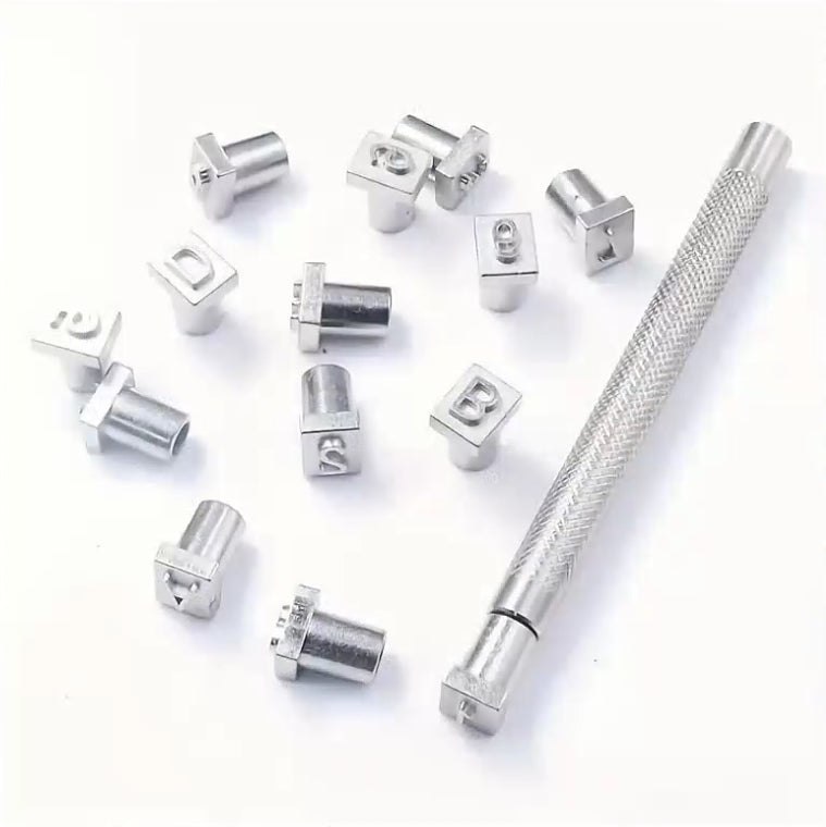 36pcs Steel Punch Alphabet Letter Number Stamper Set Leather Punching Tools