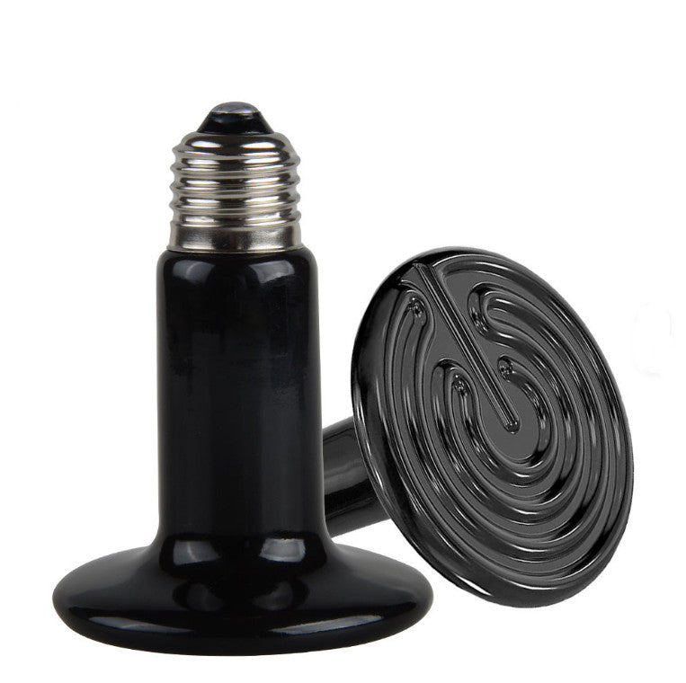 100W E27 Infrared Ceramic Heat Emitter Lamp Bulb For Reptile Pet Brooder
