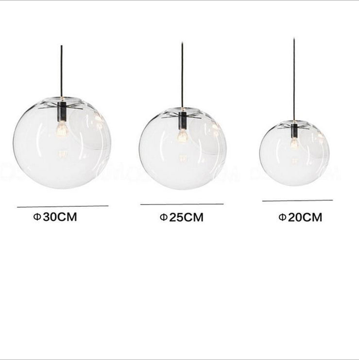 20cm Glass Pendant Light