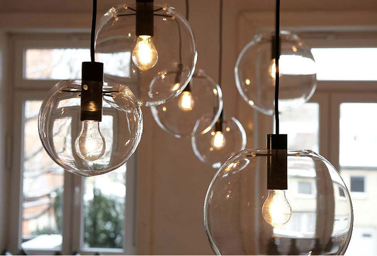 20cm Glass Pendant Light