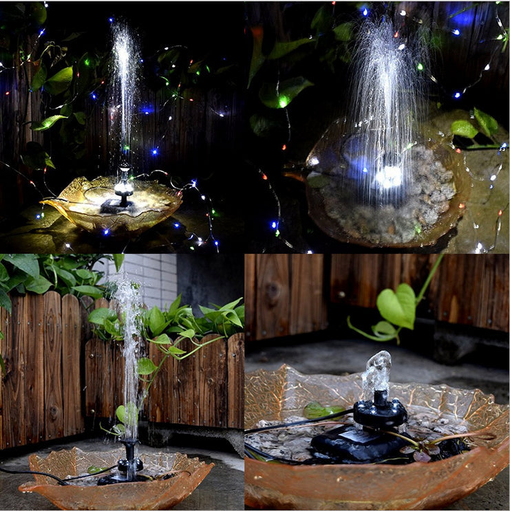 Solar Power Fountain Garden Pond Water Pump