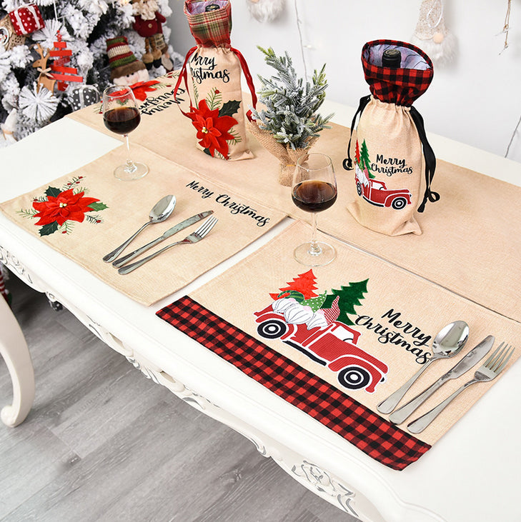 4 x Placemats Christmas
