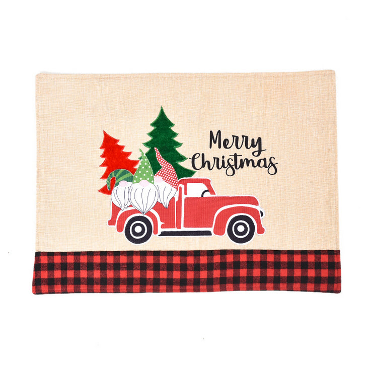 SET 4 x Dining Table Mat Placemat Christmas