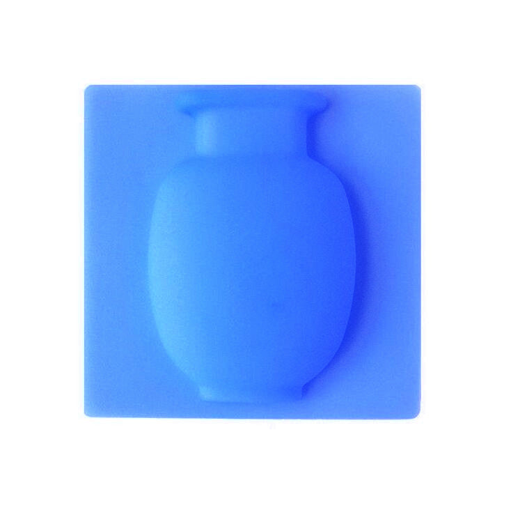 Silicone Vase Traceless Sticky Wall Mounted Planter Plant Holder Container
