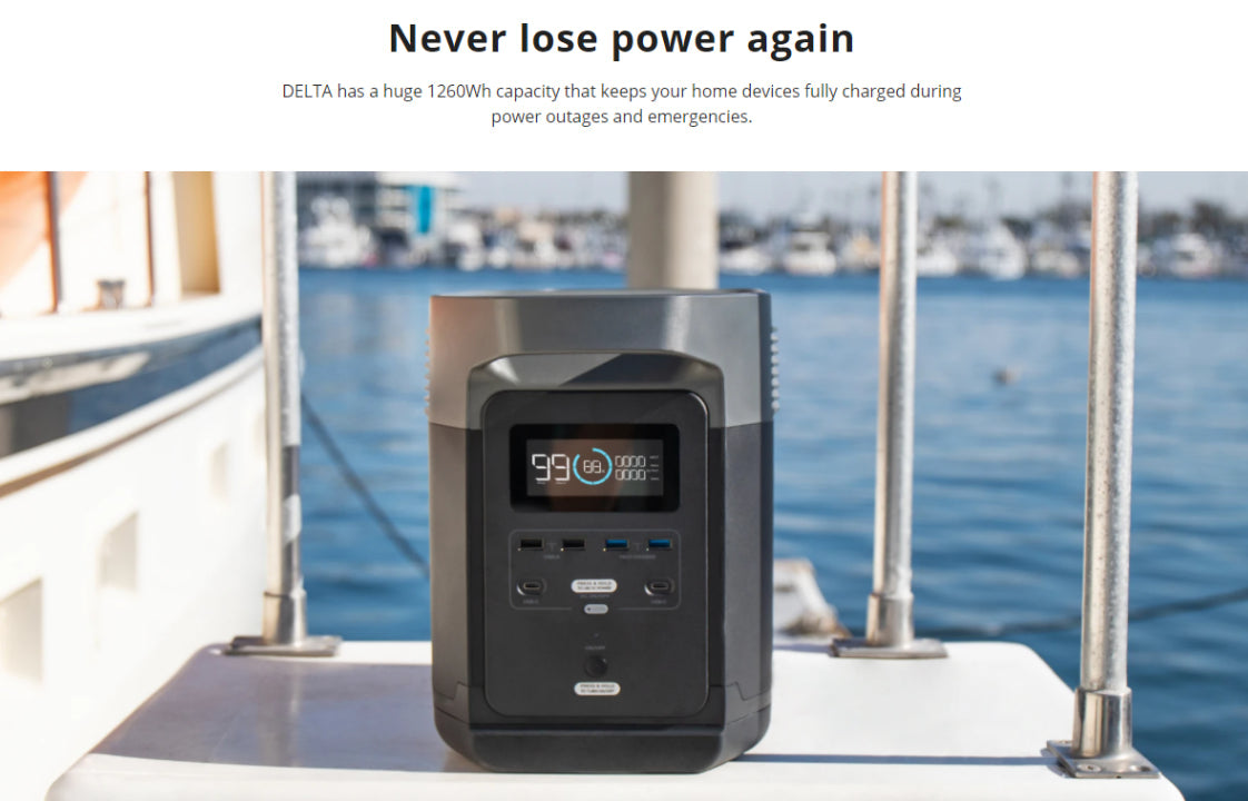 EcoFlow DELTA Portable Power Station