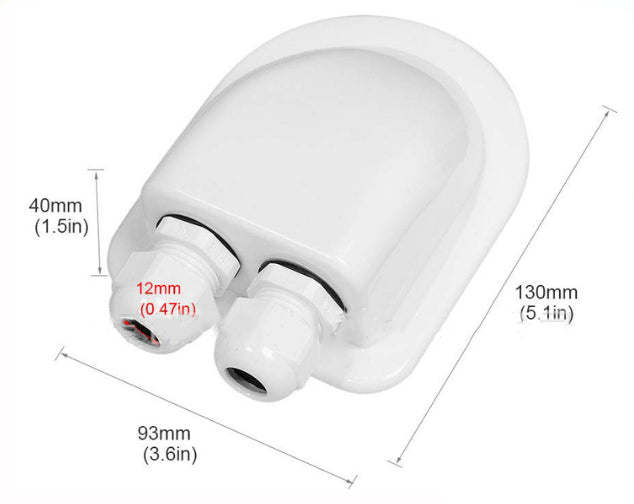 Double Cable Entry Gland Solar Panel Mounting Boat Roof For Caravan Gland Box