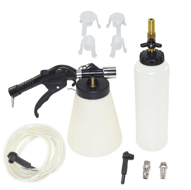 Air Brake Bleeder Kit Clutch Vacuum Bleeding Extractor Fluid Fill Adapters