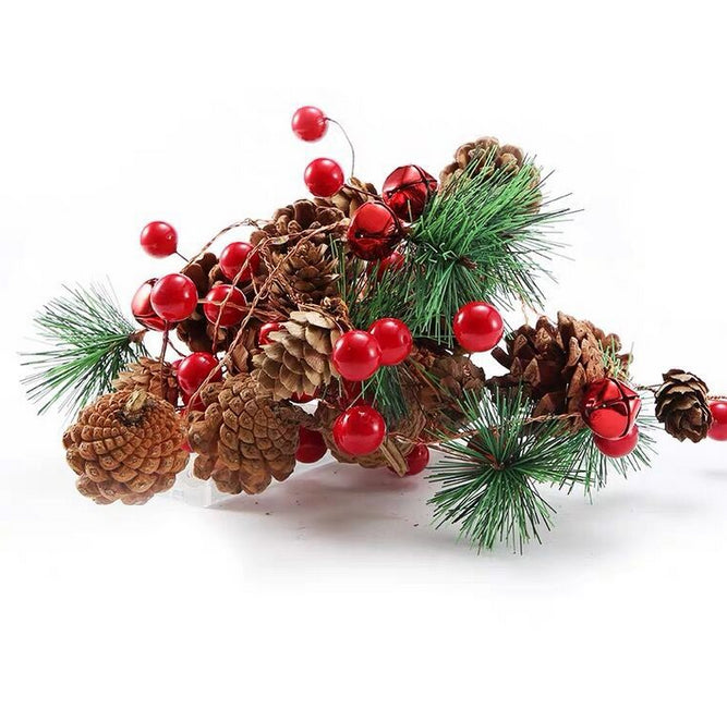 20LED Pine Cone Christmas Lights String Fairy Xmas Wire Battery Powered Home Decor