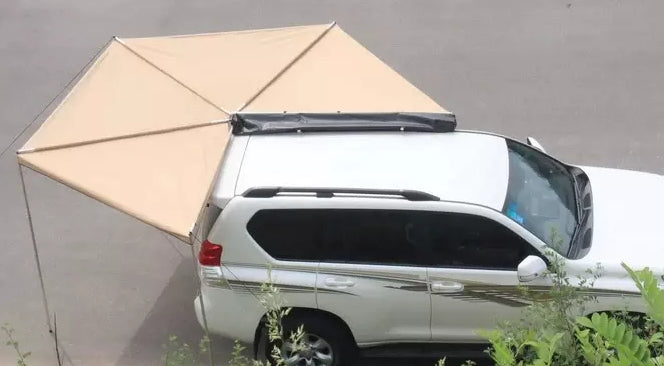 2.5M 270 Degree Wing Batwing Awning Car 4WD SUV Offroad Camping Outdoor 4x4 Shade - salelink.co.nz