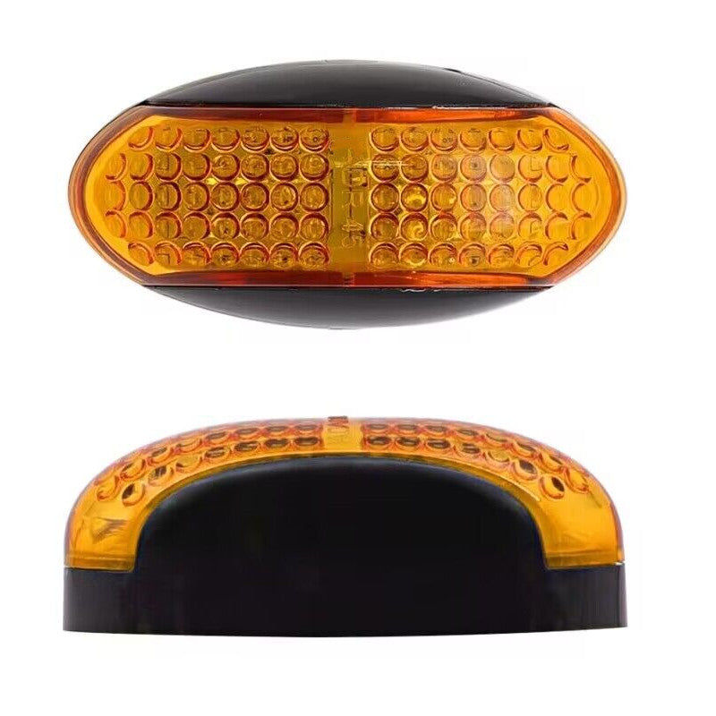 10X 10V-30V Amber Clearance Lights Side Marker Led Trailer Truck Lorry Lamp