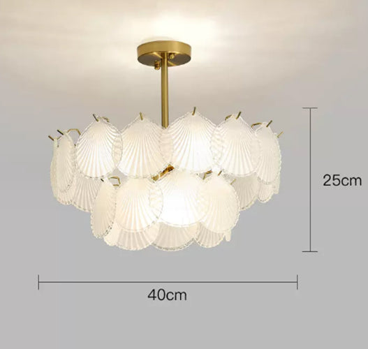 Vintage Pendant Light Glass Hanging Lamp