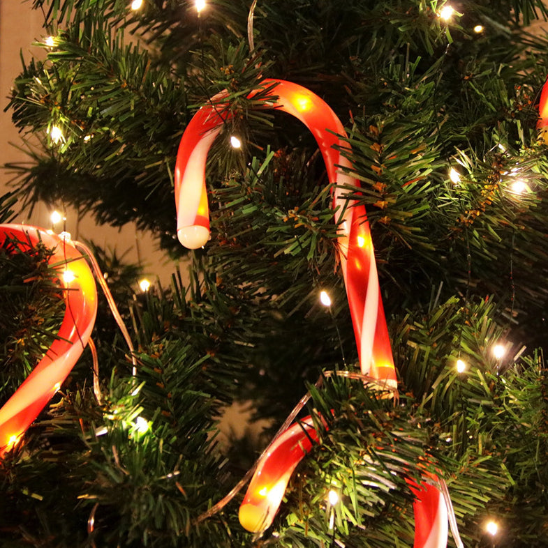 Holiday Christmas Xmas Candy Cane String Lights