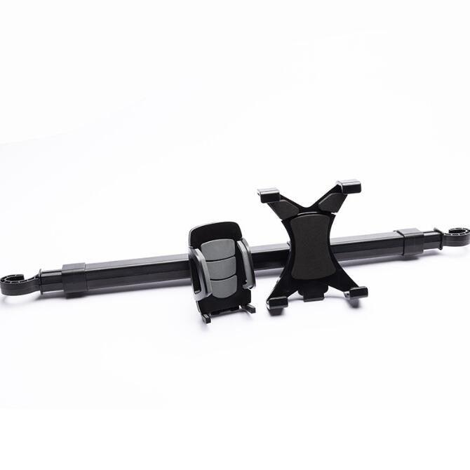 Car Seat Headrest Phone Holder Dual Mount For iPad Tablet
