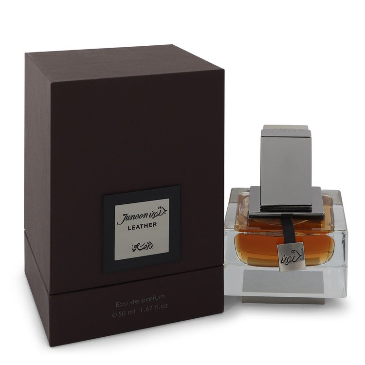 Rasasi Junoon Leather Eau De Parfum Spray by Rasasi 49 ml
