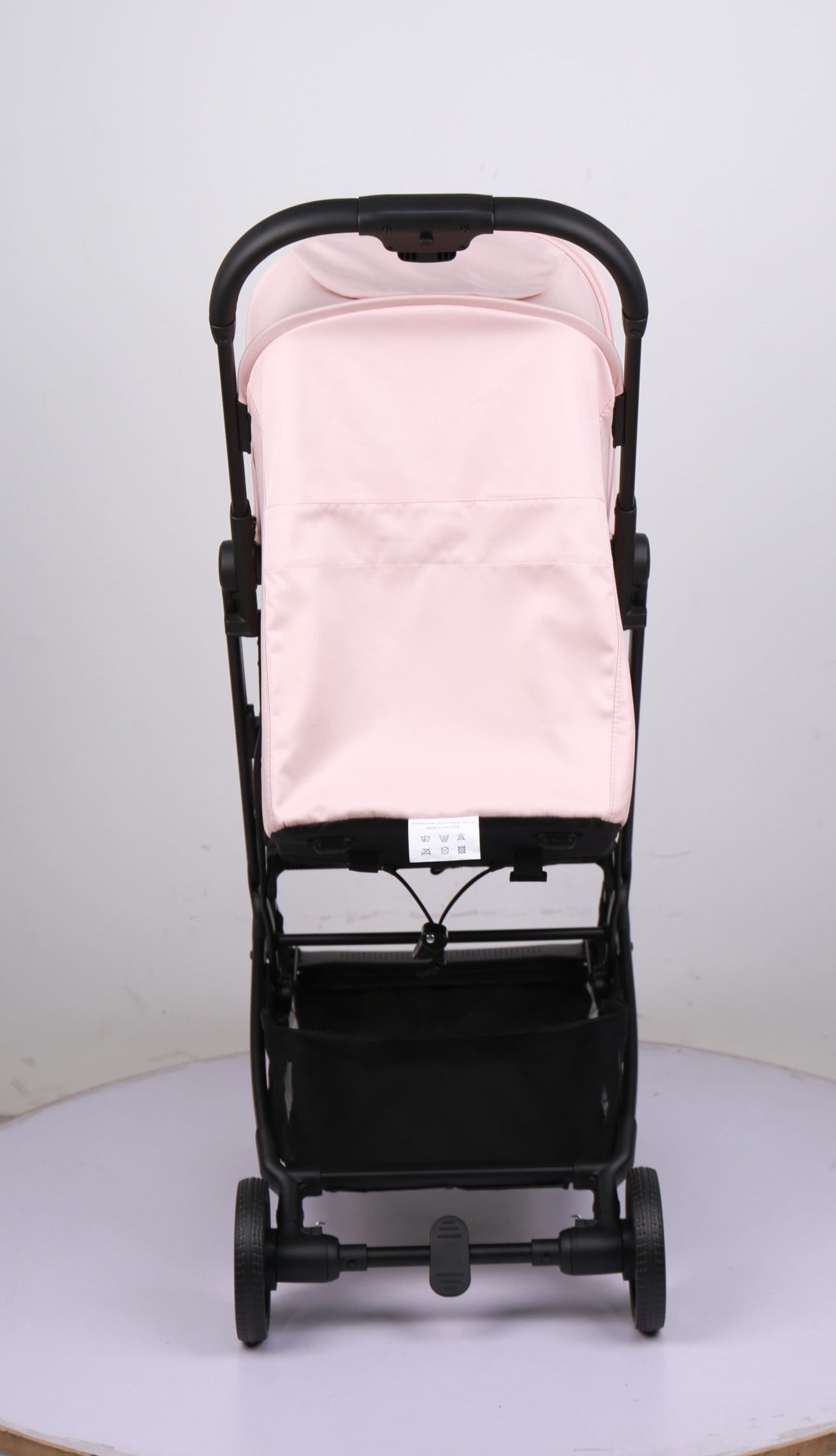 Baby Brightness AirGo Lightweight Compact Travel Pram and Portable ISOFIX Travel Booster Car Seat Pink