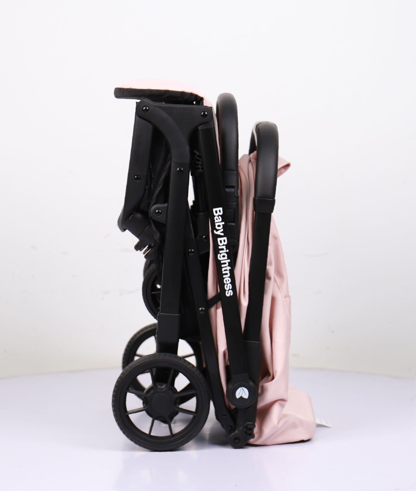 Baby Brightness AirGo Lightweight Compact Travel Pram and Travel Portable Booster Car Seat Pink