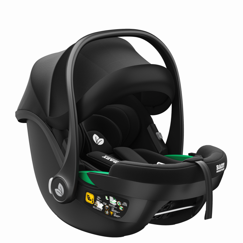 Baby Brightness easygo 2+ travel system, 3-wheel stroller+ infant capsule+ Rotation ISOFIX Base black