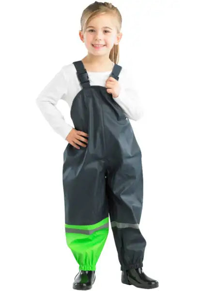 Mum2Mum Rainwear Overalls LIME - Babyonline