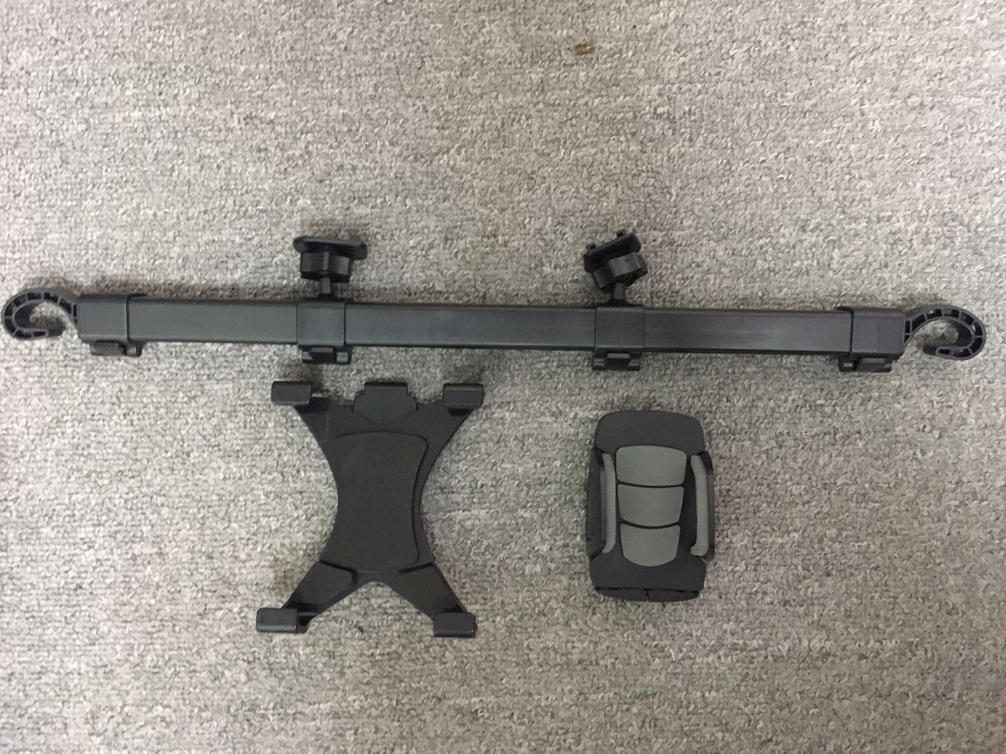 Car Seat Headrest Phone Holder Dual Mount For iPad Tablet