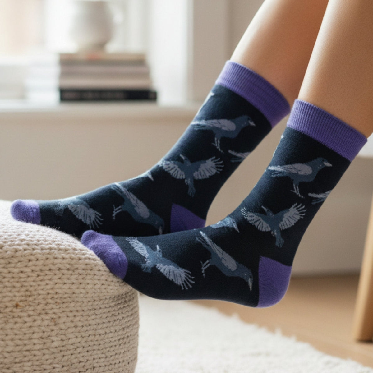 Save the Raven Bamboo Socks